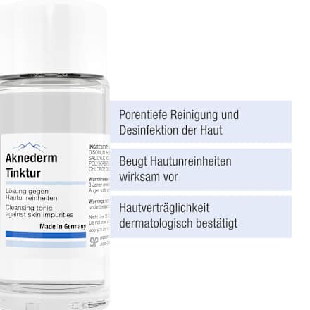 Tinktur Mein Teebaumöl Tiefenreinigend Aknederm