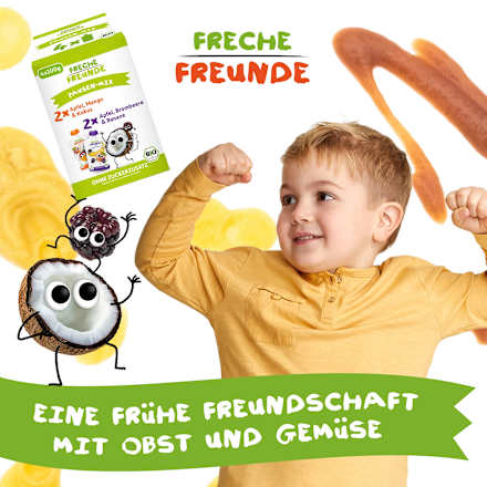 Bio Quetschies Pausen-Mix Freche Freunde