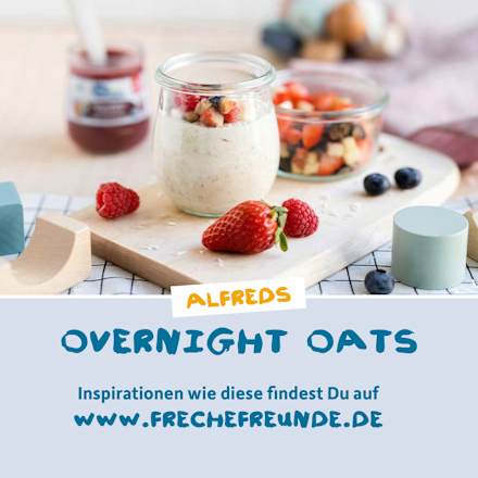 Früchte Apfel, Erdbeere und Blaubeere ab dem 6.Monat Freche Freunde