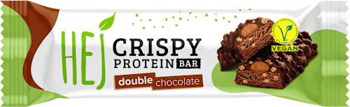 Proteinriegel Crispy Double Chocolate, vegan HEJ