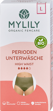 Periodenunterwäsche High Waist Salbei, Gr. L MYLILY