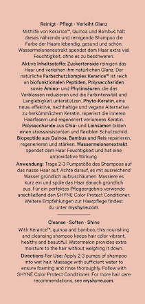 Shampoo Color Protect SHYNE Professional