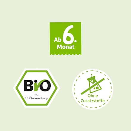 Abendbrei Banane, Apfel mit Grieß ab dem 6. Monat Freche Freunde