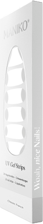 UV Nagelfolien Classic French Maniko