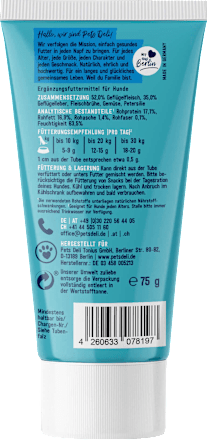 Hundeleckerli Geflügelpastete in der Tube Pets Deli