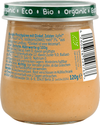 Frucht & Getreide Apfel, Pfirsich mit Dinkel Freche Freunde