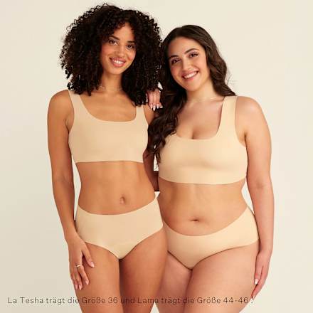 Periodenunterwäsche Hipster Seamless Beige, Gr. 36 ooia