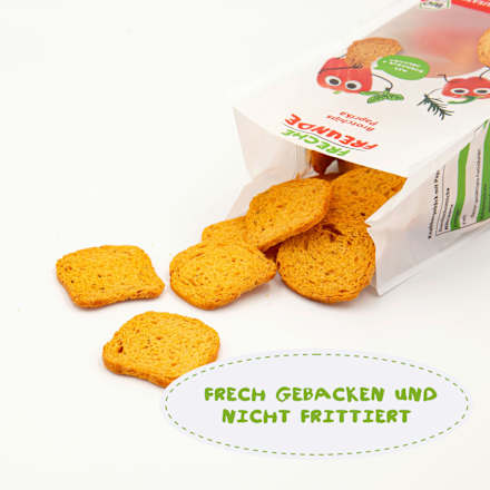 Kindersnack Brotchips Paprika Freche Freunde