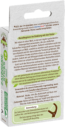 Zahnseidesticks Mint Outdoor Freakz