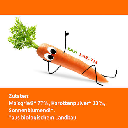 Kindersnack Knusper-Flips Karotte ab 1 Jahr Freche Freunde