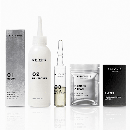 Haarfarbe 55/81 London Mittelbraun Asch-Intensiv SHYNE Professional