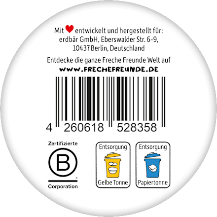 Frühstücks-Bowl Banane, Erdbeere & Hafer ab 8 Monaten  Freche Freunde