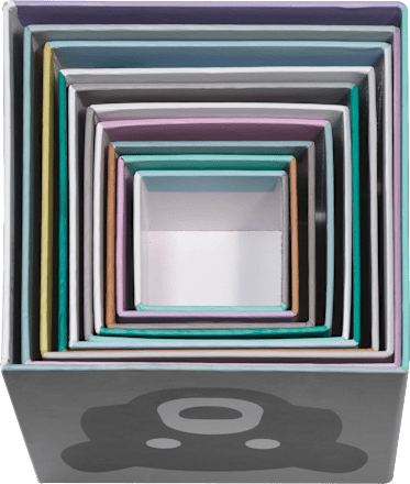 Karton-Stapelturm Kindsgut