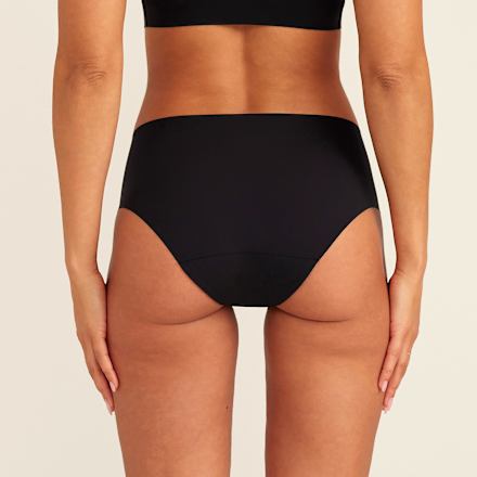 Periodenunterwäsche Hipster Seamless Schwarz, Gr. 32-34 ooia