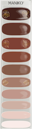 UV Gel Nagelfolien Toffee Twinkle Maniko