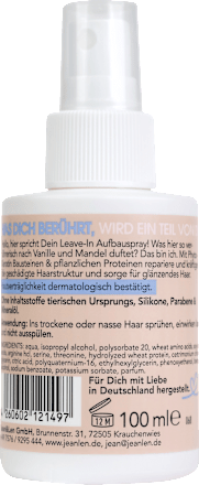 Haarkur Liquid Keratin Spray Mandel Jean&Len