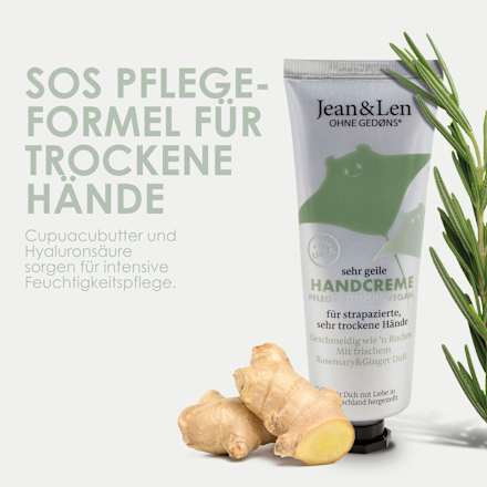 Handcreme Rosemary & Ginger 5 % Urea Jean&Len