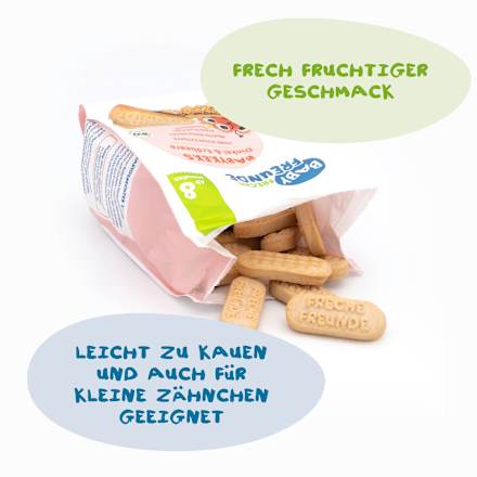 Babykekse Dinkel-Erdbeere, ab dem 8. Monat Freche Freunde