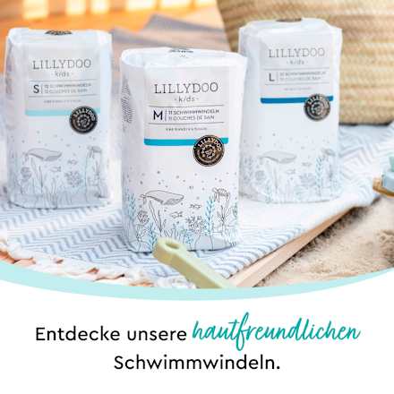 Schwimmwindeln Größe M, 9-15 kg Lillydoo
