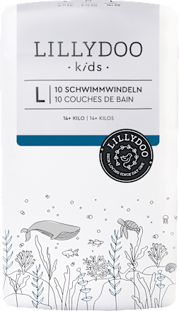 Schwimmwindeln Größe L, 14+ kg Lillydoo
