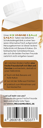 Haferdrink Banane & Kakao  Freche Freunde
