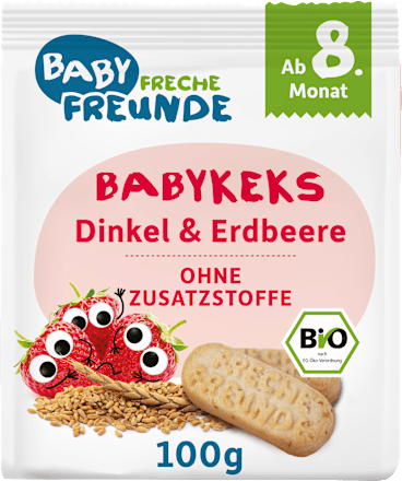 Babykekse Dinkel-Erdbeere, ab dem 8. Monat Freche Freunde