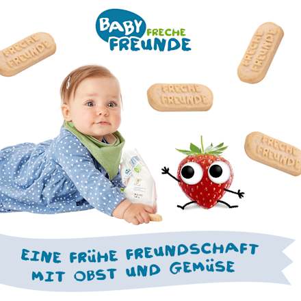 Babykekse Dinkel-Erdbeere, ab dem 8. Monat Freche Freunde