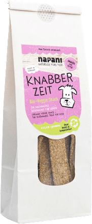 Kausnack Hund vegan mit Bio Karotten & Kartoffeln Napani