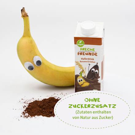 Haferdrink Banane & Kakao  Freche Freunde