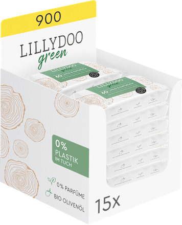 Feuchttücher green (15x60 St) LILLYDOO