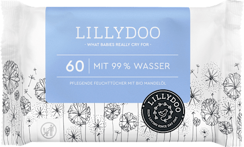 Feuchttücher mit 99% Wasser (15x60 St) LILLYDOO