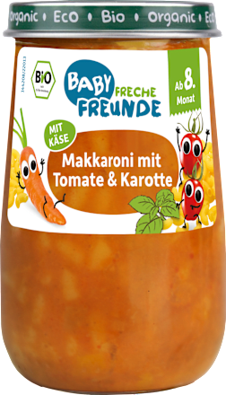 Kašica za bebe - makaroni sa paradajzom i mrkvom, 8+ mj. Freche Freunde