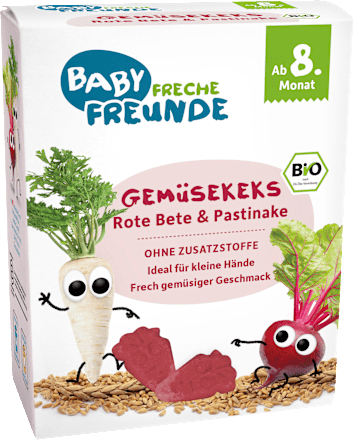 Babykekse Rote Beete & Pastinake ab dem 8. Monat Freche Freunde