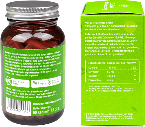 Bitterstoffe Kapseln 90 St BitterLiebe