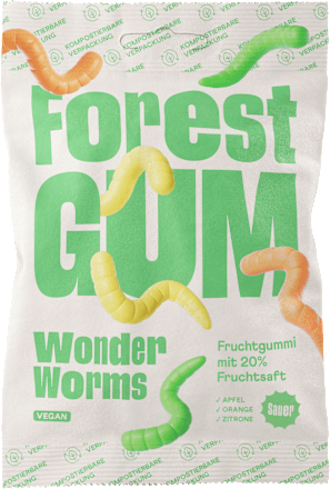 Fruchtgummi Wonder Worms Forest GUM