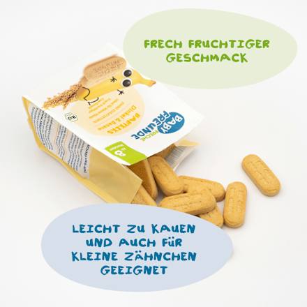 Babykekse Dinkel & Banane, ab dem 8. Monat Freche Freunde