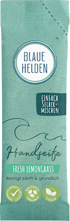 Handseife-Starterset Fresh Lemongrass Blaue Helden