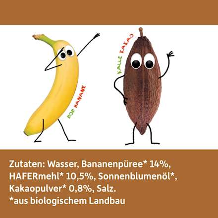 Haferdrink Banane & Kakao  Freche Freunde