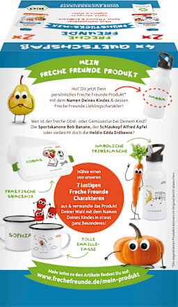 Quetschie Frühstücks-Mix, ab 10 Monaten (4x100 g) Freche Freunde