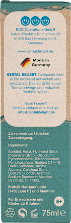 Zahnpasta Polar Punch Gletscher-Minz-Geschmack               Dental Delight
