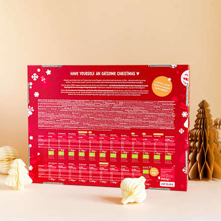 Adventskalender 2023, vegane Leckereien & Rezepte oatsome