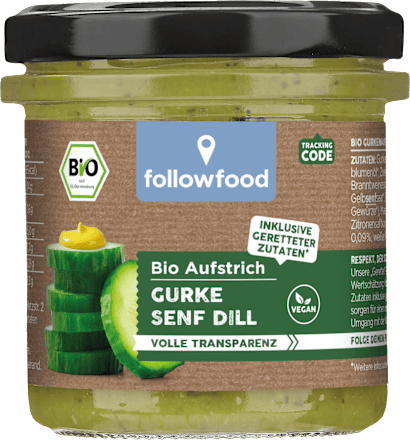 Gemüseaufstrich Senf mit Dill followfood