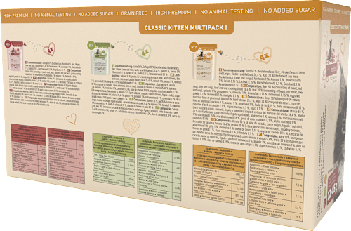 Nassfutter Katzen, Classic Kitten, Multipack I (12x85g) catz finefood