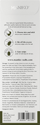 UV Nagelfolien Gel Strip Moss Maniko