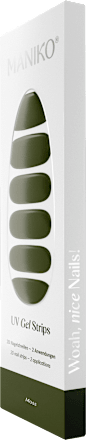 UV Nagelfolien Gel Strip Moss Maniko