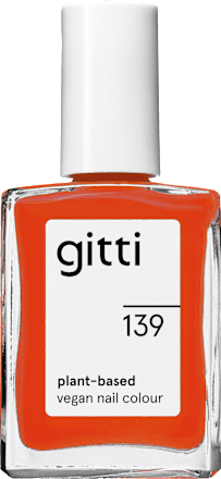 Nagellack Plant Based 139 Feuriges Orangerot gitti