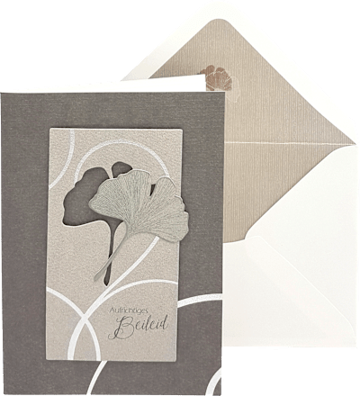 Grußkarte Trauer CACTUS