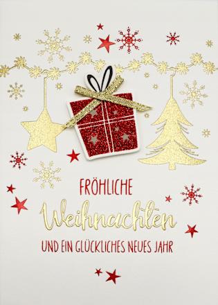 Grußkarte Weihnachten Paket CACTUS