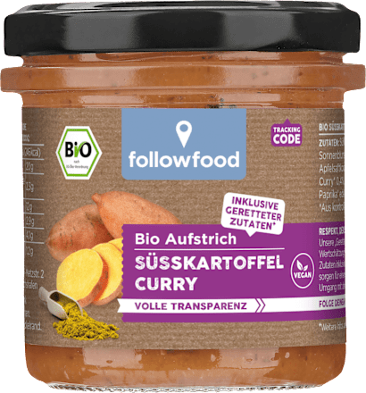 Gemüseaufstrich Süßkartoffel orientalisch followfood
