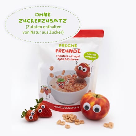 Kindermüsli Apfel & Erdbeere ab 1 Jahr Freche Freunde